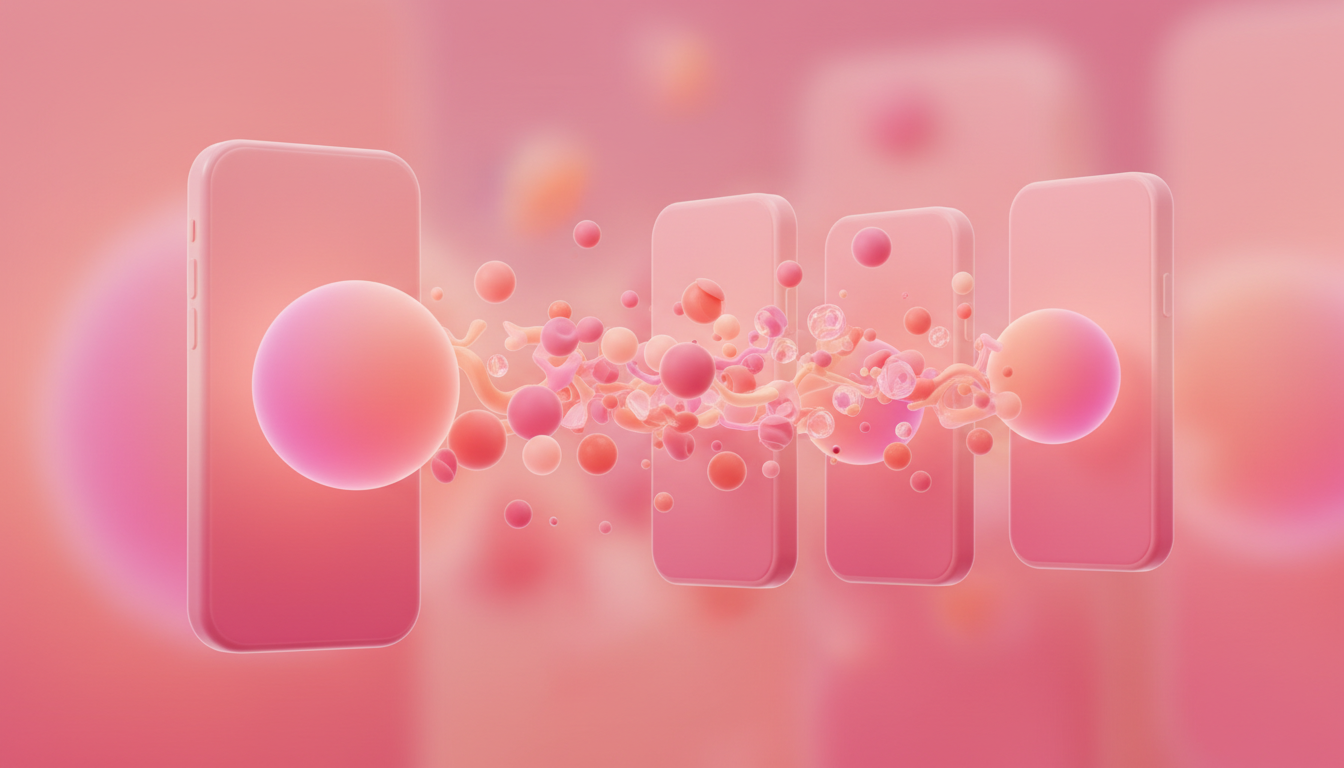 Interface de canal de transmissão do Instagram com mensagens e enquetes