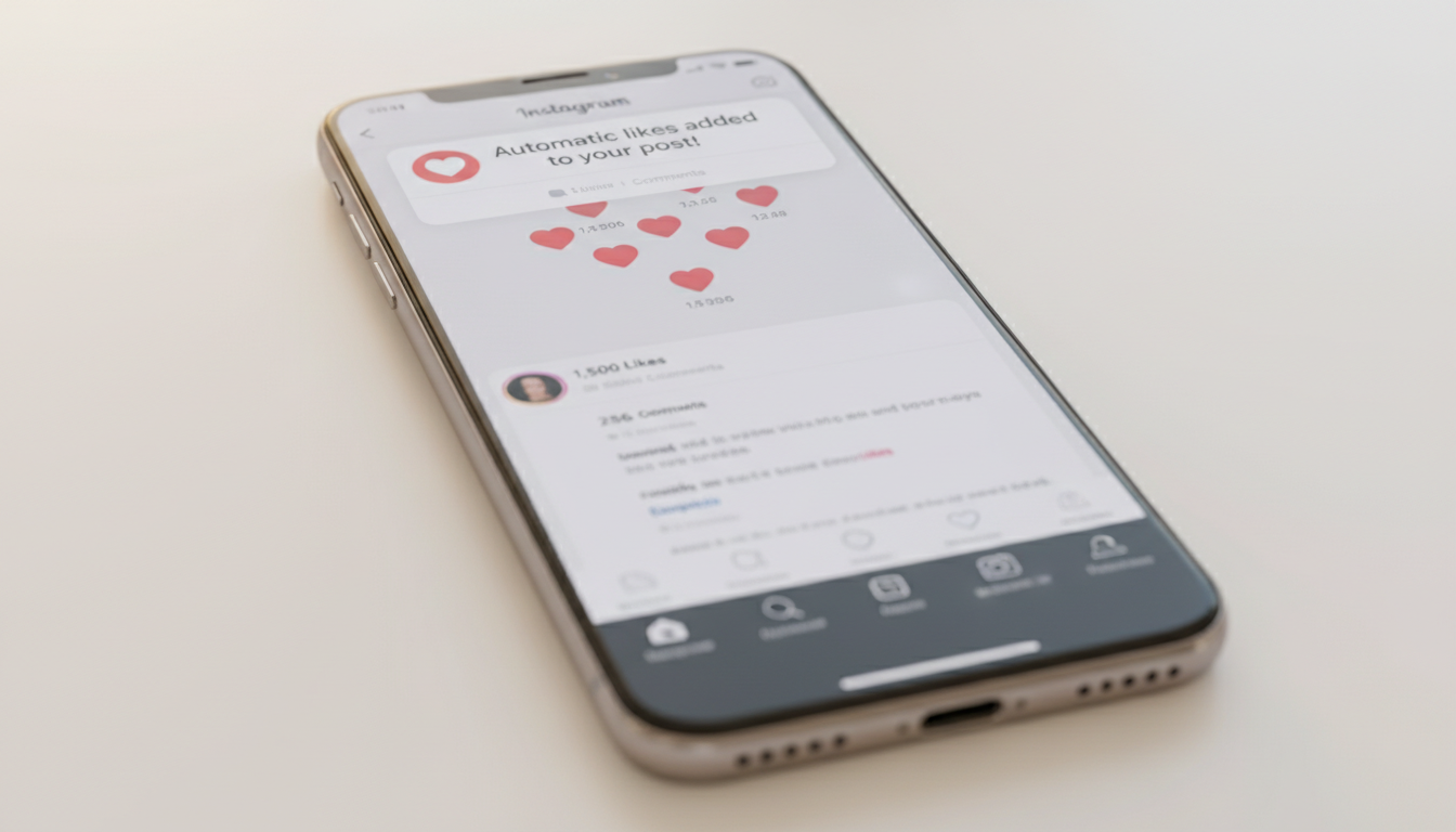 Crescimento combinado com curtidas e seguidores Instagram