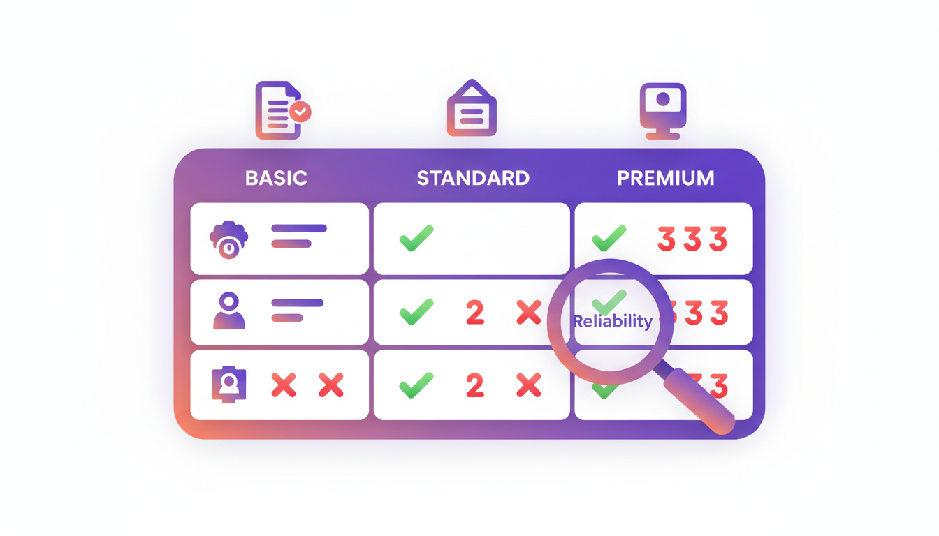 Critérios de avaliação para escolher site de seguidores no Instagram