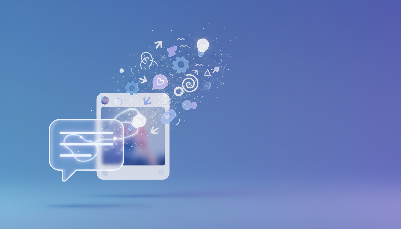 Meta AI gerando legenda e ideias criativas para Instagram