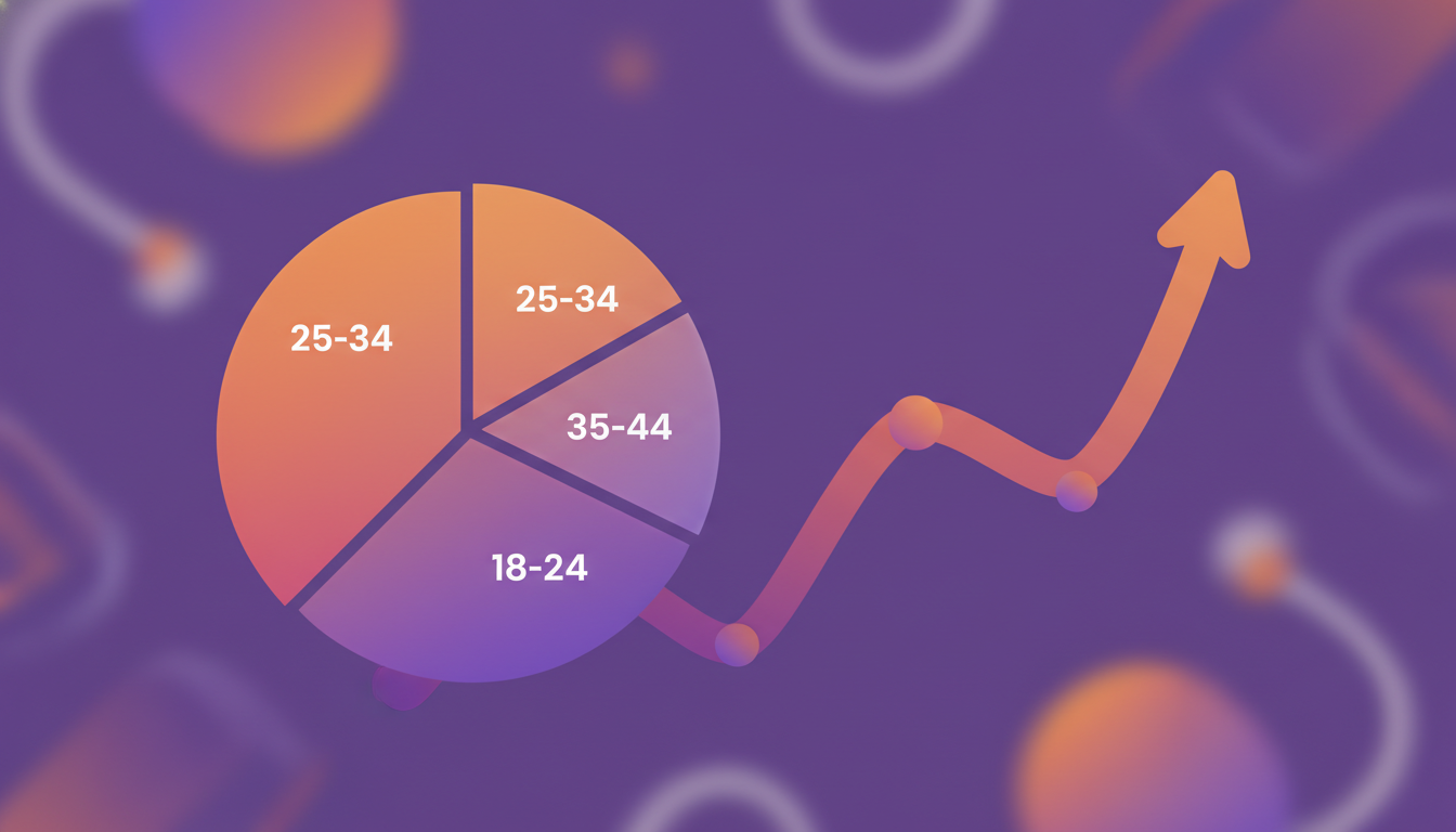 Análise demográfica de público e horários no Instagram Insights