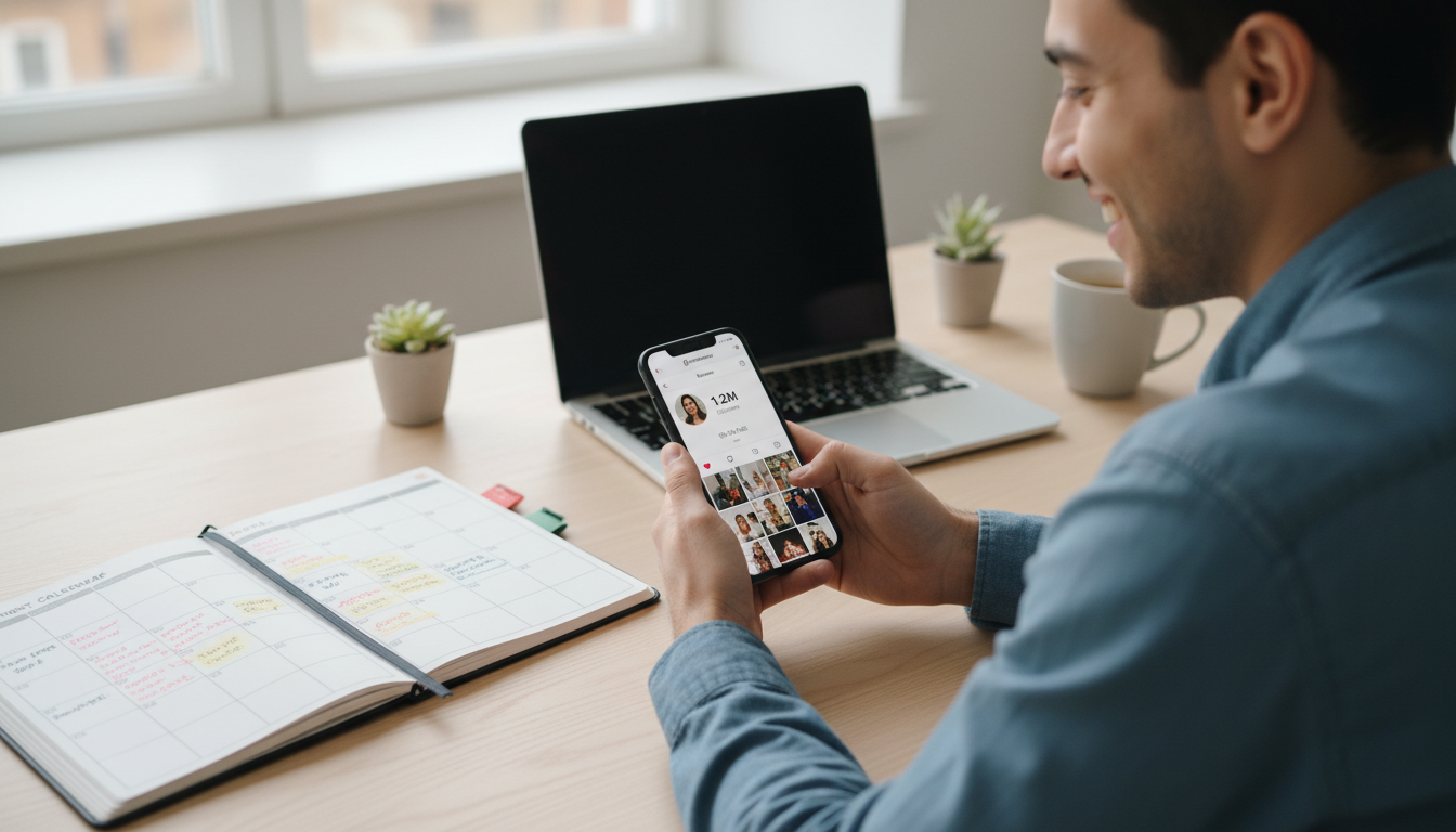 Analisando dados de crescimento no Instagram Insights