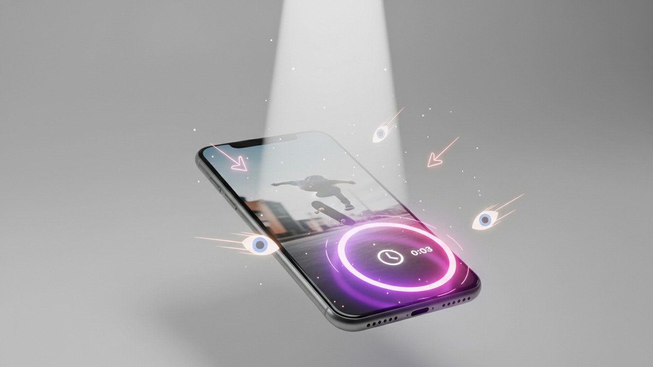 Estratégia de hook nos Reels do Instagram — como prender atenção em 3 segundos