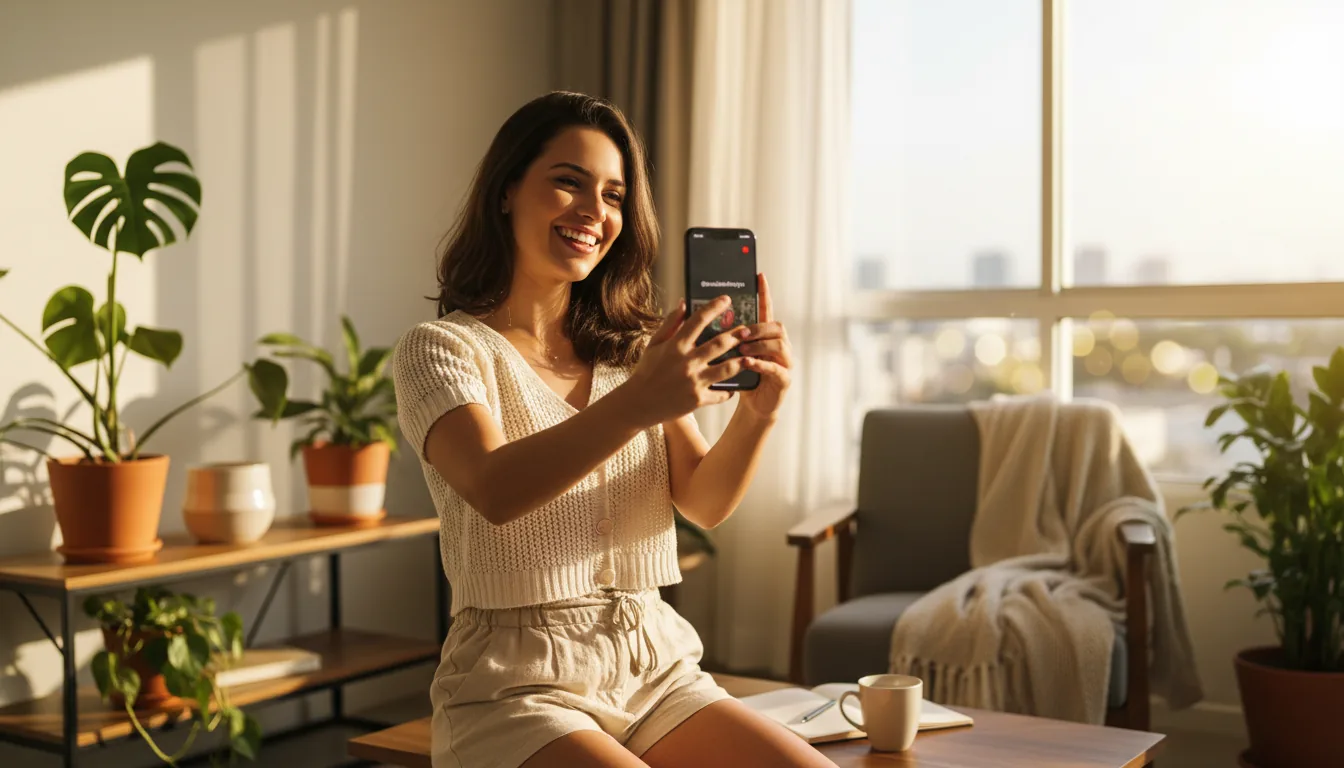 Criador de conteúdo crescendo no Instagram com plano mensal da Agenciagram